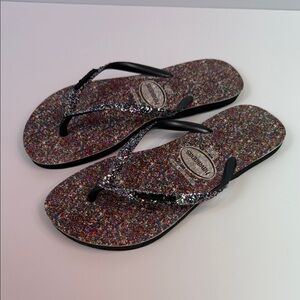 Havaianas Glitter Flip‑Flops – EU 37/38